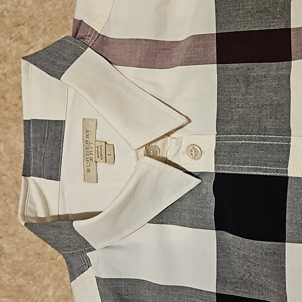 BURBERRY BRIT WOMENS SHIRT SIZE LARGE - Picture 2 of 8